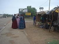 Herero-Frauen in ihrer traditionellen Kleidung