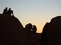 Sonnenuntergang bei der Spitzkoppe