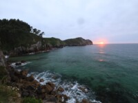 Sonnenuntergang an der Atlantikküste