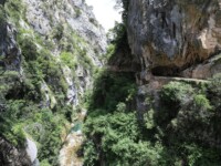 Fussweg durch die Schlucht des Cares (Garganta del Cares)