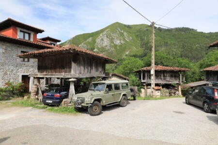 Traditioneller Getreidespeicher in Asturien