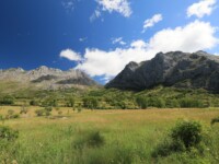 Schöne Berglandschaften im hintersten Léon