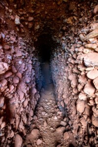 Ein Stollen in Las Médulas