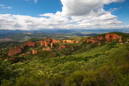 Las Médulas. Das Goldbergwerk der Römer hat die Landschaft nachhaltig geprägt