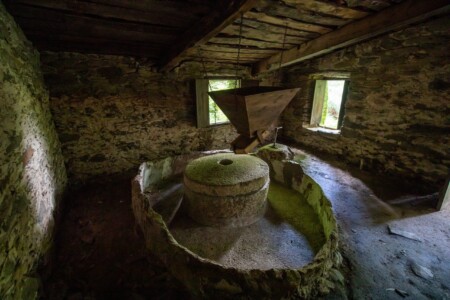 Eine restaurierte Getreidemühle