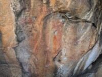 Prähistorische Felsmalereien im Vale de Junco