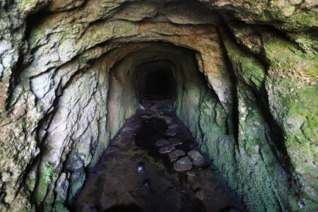 Minas de Regoufe, einer der vielen offenen Mundlöchern