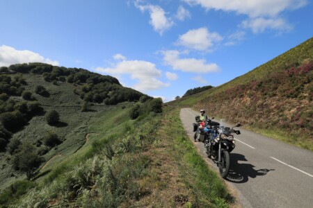 Am Alto De Izpegi-ko Gaina im französischen Baskenland