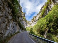 Schlucht 'Foz De Biniés' in den Ausläufern der spanischen Pyrenäen
