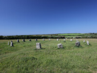 The Merry Maidens Stone Circle, der wohl schönste Steinkreis in Cornwall