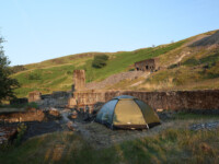 Unser Plätzchen bei der Bwlch-glas Mine