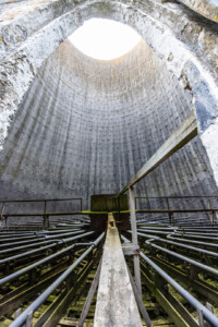 Kühlturm des ehemaligen Wärmekraftwerks